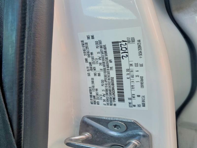 Aukcja sprzedaży 2019 Ford Escape, vin: 1FMCU9GD8KUB93052, numer aukcji: 63552446