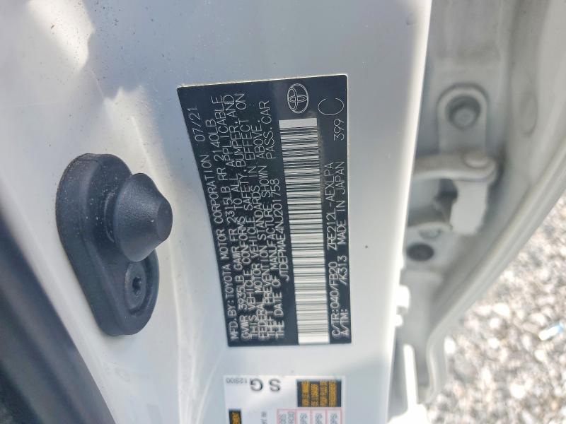 63217776 :رقم المزاد ، JTDEPMAE4NJ201758 vin ، 2022 Toyota Corolla مزاد بيع