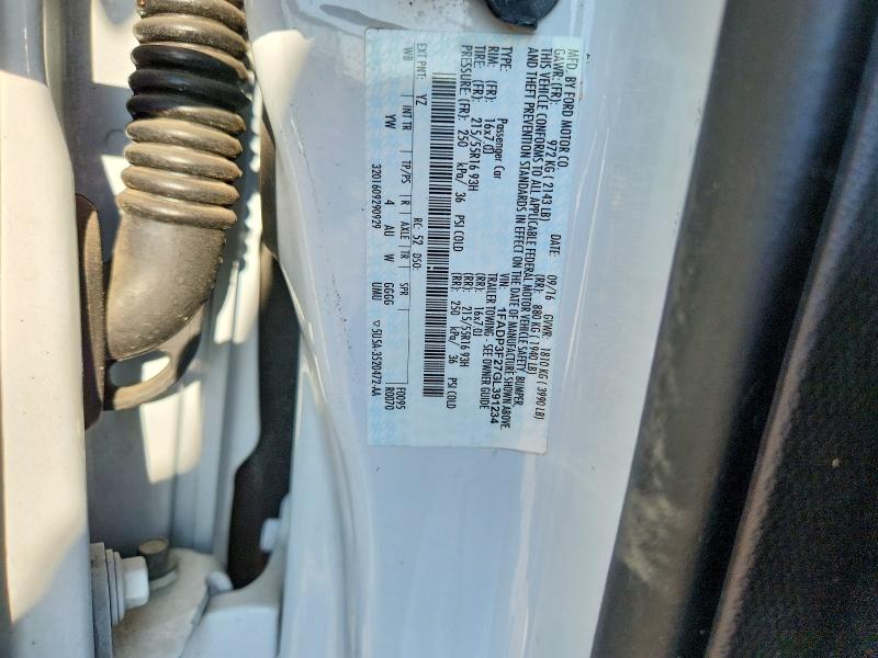 2016 Ford Focus მანქანა იყიდება აუქციონზე, vin: 1FADP3F27GL391234, აუქციონის ნომერი: 64400066