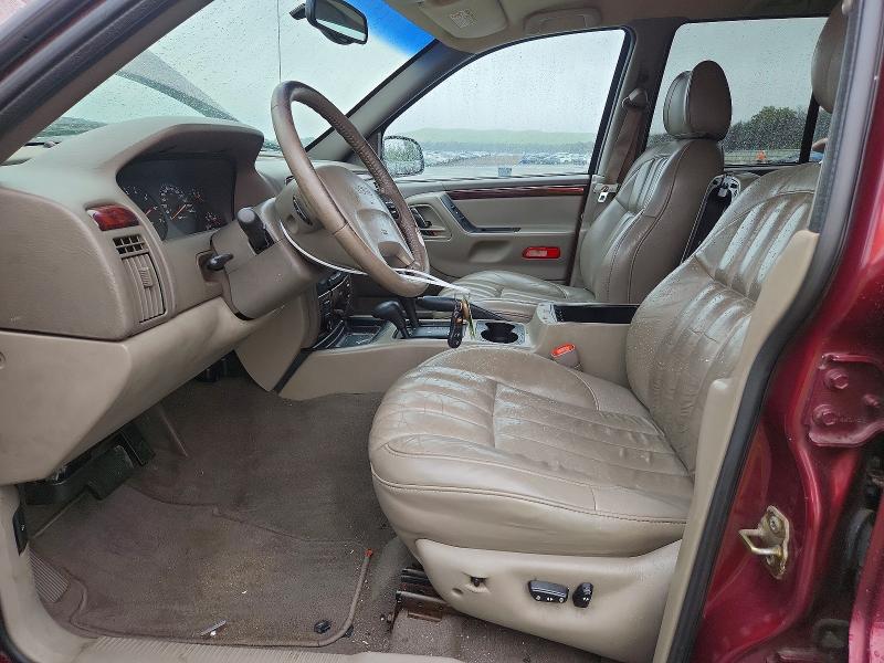 2000 Jeep Grand Cherokee მანქანა იყიდება აუქციონზე, vin: 1J4GW58N1YC282230, აუქციონის ნომერი: 62281876