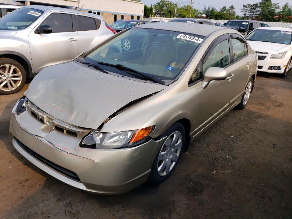 2008 Honda Civic მანქანა იყიდება აუქციონზე, vin: 1HGFA16518L111054, აუქციონის ნომერი: 64570866