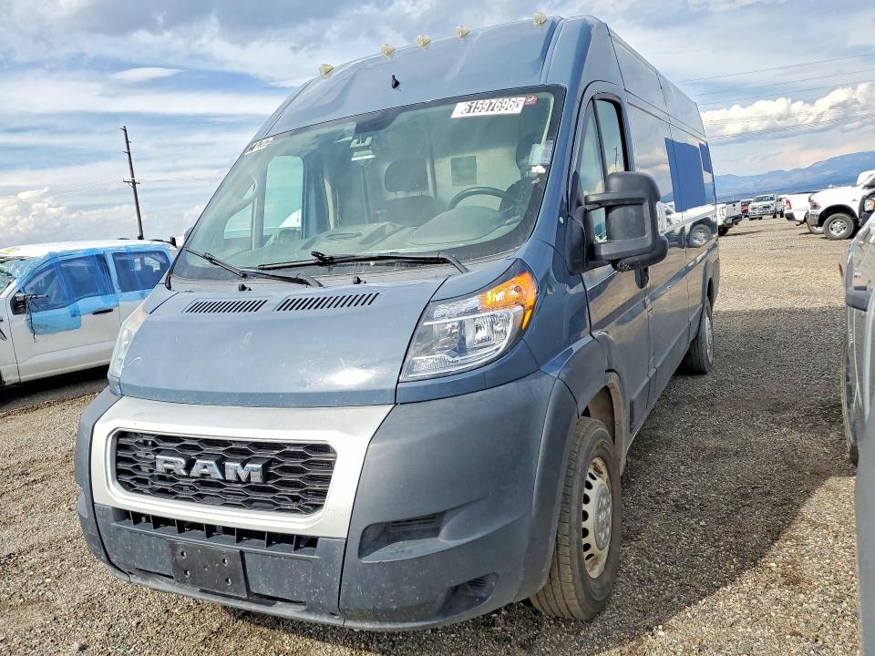 61597696 :رقم المزاد ، 3C6URVJG8LE144673 vin ، 2020 Ram Promaster 3500 مزاد بيع