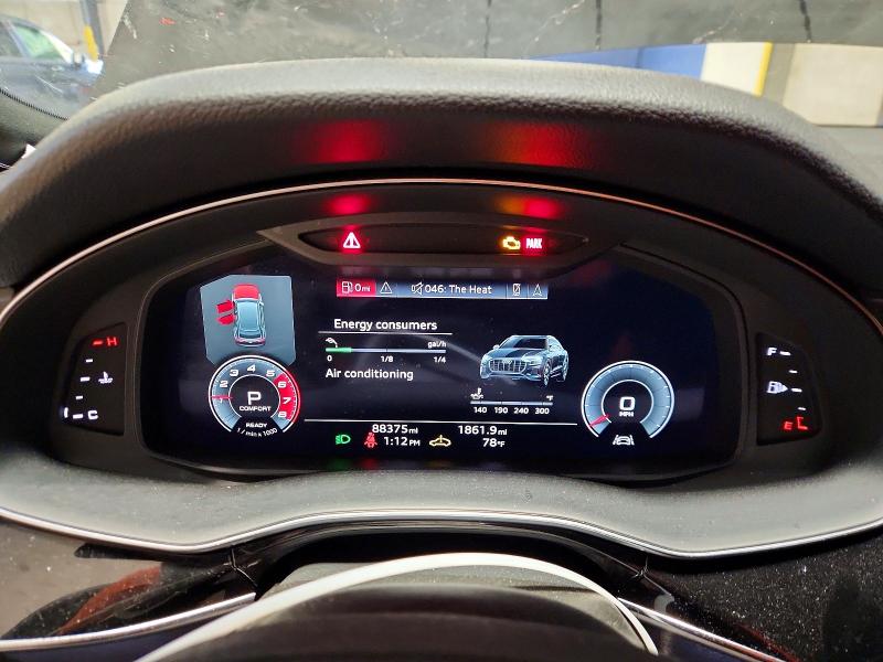 2021 Audi Q8 მანქანა იყიდება აუქციონზე, vin: WA1AVAF10MD009592, აუქციონის ნომერი: 65570746