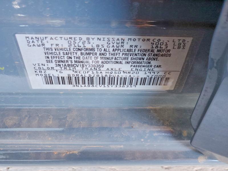 66274936 :رقم المزاد ، 3N1AB8CV1SY338359 vin ، 2025 Nissan Sentra مزاد بيع