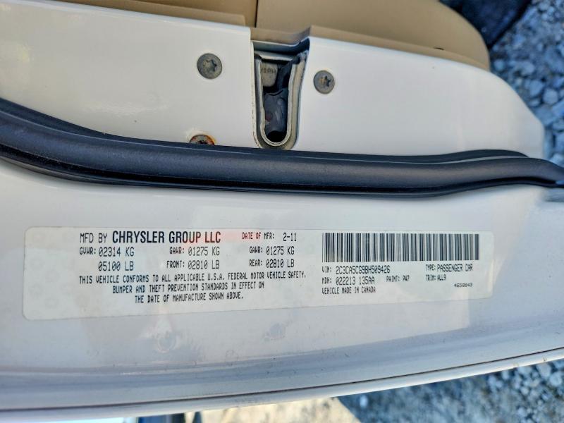 Aukcja sprzedaży 2011 Chrysler 300, vin: 2C3CA5CG9BH509426, numer aukcji: 63130826
