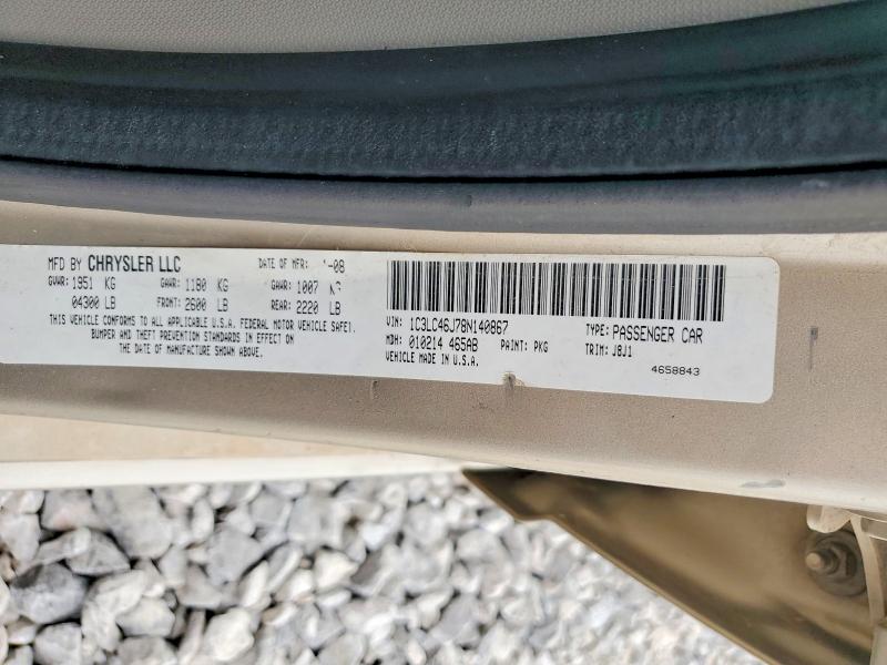 Aukcja sprzedaży 2008 Chrysler Sebring, vin: 1C3LC46J78N140867, numer aukcji: 66725056
