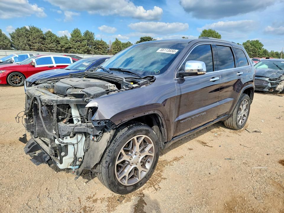 66113656 :رقم المزاد ، 1C4RJFBG5MC637276 vin ، 2021 Jeep Grand Cherokee مزاد بيع