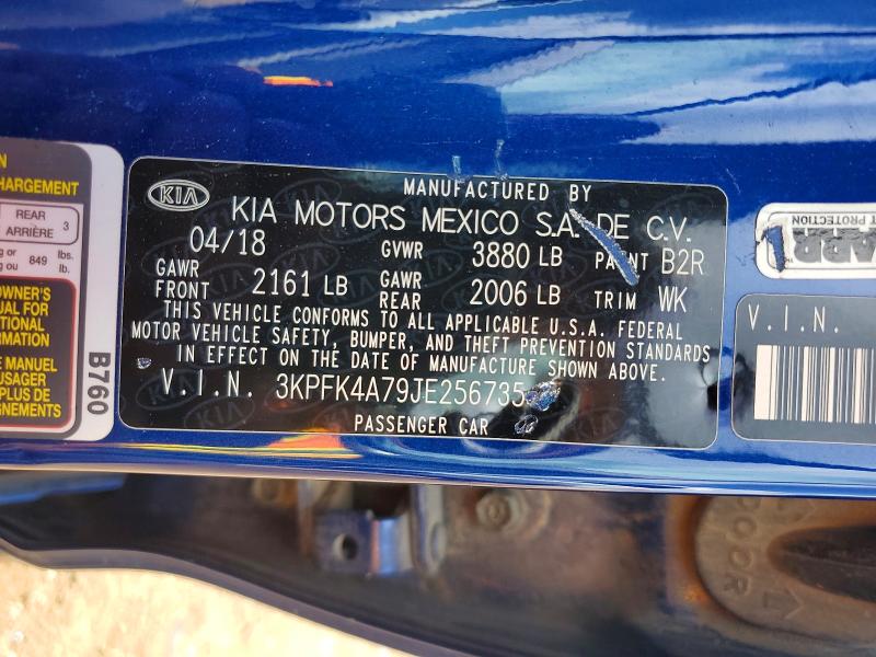 Aukcja sprzedaży 2018 Kia Forte, vin: 3KPFK4A79JE256735, numer aukcji: 66780676