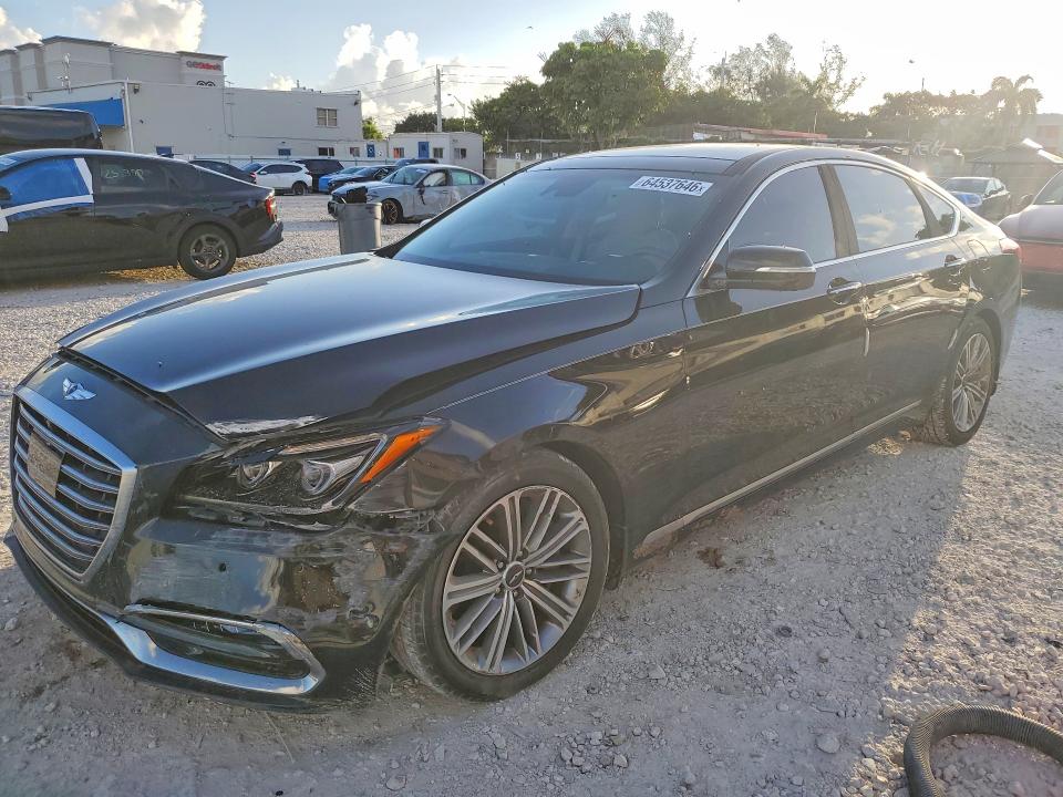 Продажа на аукционе авто 2018 Genesis G80, vin: KMHGN4JE4JU257122, номер лота: 64537646