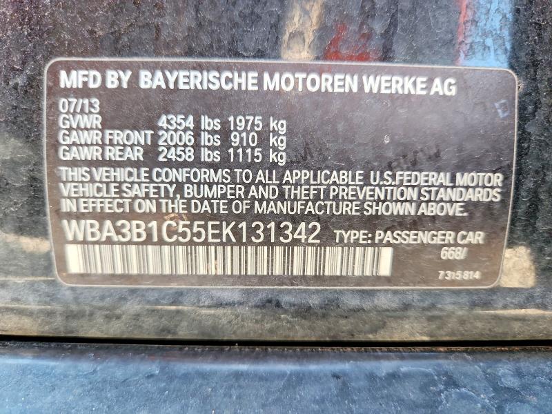 Продажа на аукционе авто 2014 Bmw 320, vin: WBA3B1C55EK131342, номер лота: 65543066