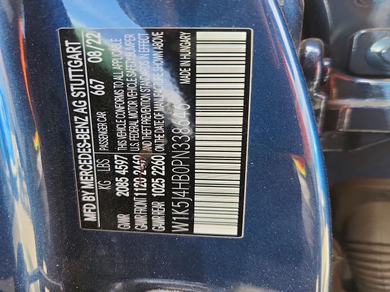 Aukcja sprzedaży 2023 Mercedes-benz Cla, vin: W1K5J4HB0PN338646, numer aukcji: 65209966