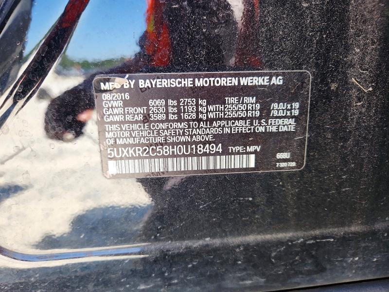 Aukcja sprzedaży 2017 Bmw X5, vin: 5UXKR2C58H0U18494, numer aukcji: 66414876