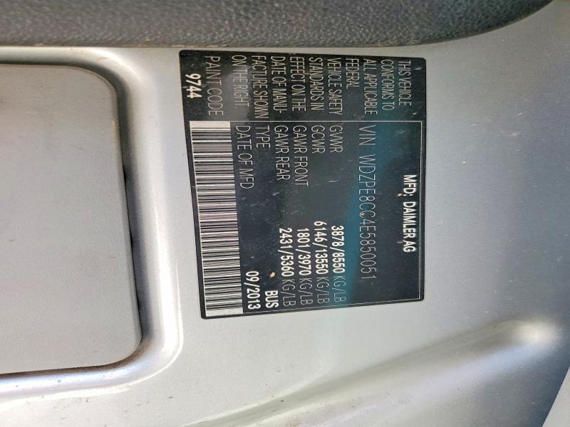Aukcja sprzedaży 2014 Mercedes-benz Sprinter, vin: WDZPE8CC4E5850051, numer aukcji: 66947146
