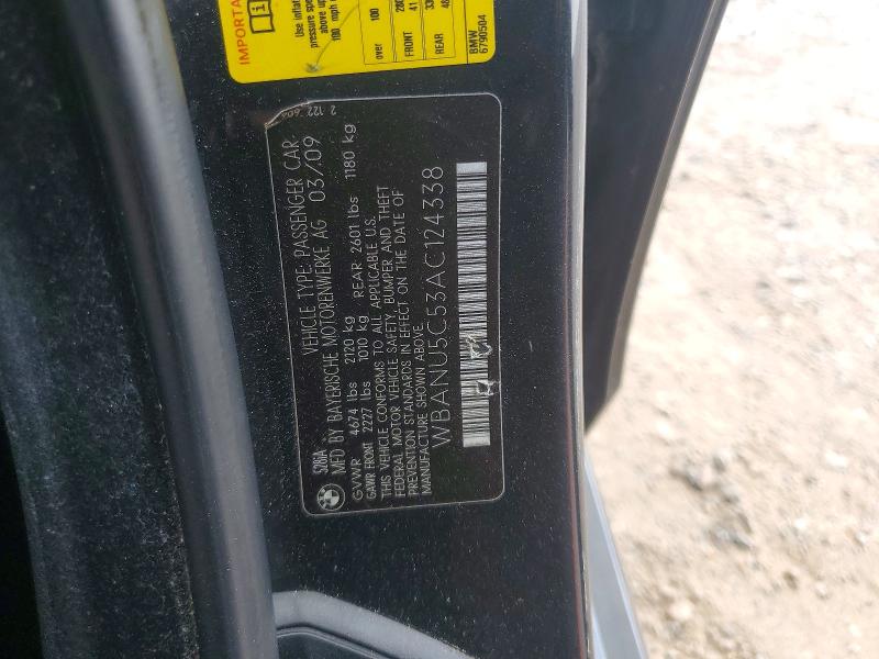 Продажа на аукционе авто 2010 Bmw 528, vin: WBANU5C53AC124338, номер лота: 66403906