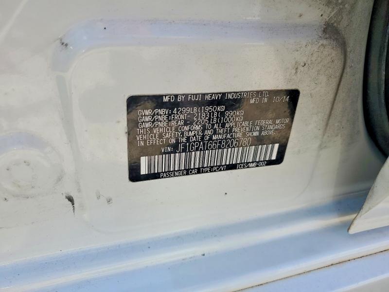 Aukcja sprzedaży 2015 Subaru Impreza, vin: JF1GPAT66F8206780, numer aukcji: 65040786