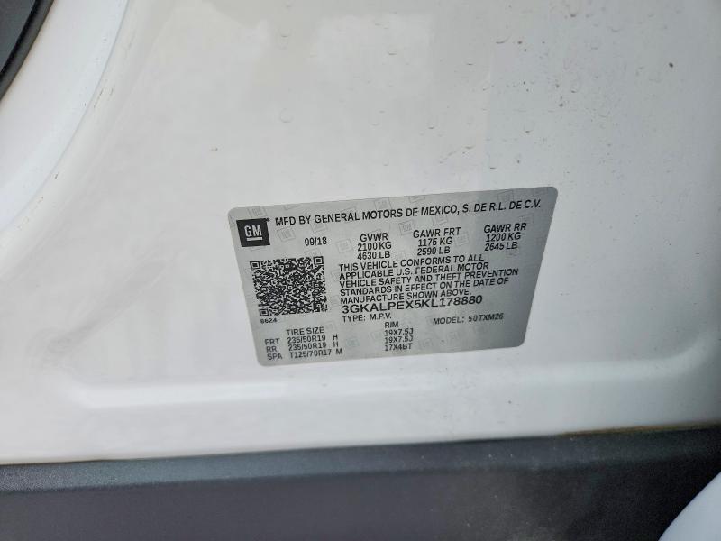Aukcja sprzedaży 2019 Gmc Terrain, vin: 3GKALPEX5KL178880, numer aukcji: 64405826