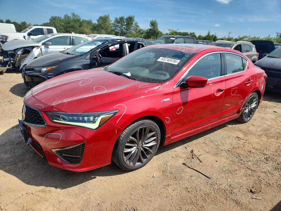 2020 Acura Ilx მანქანა იყიდება აუქციონზე, vin: 19UDE2F87LA001996, აუქციონის ნომერი: 65740936