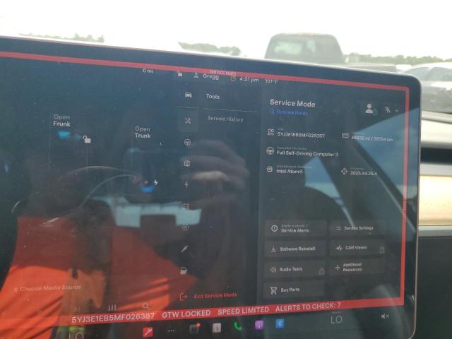 Продаж на аукціоні авто 2021 Tesla Model 3, vin: 5YJ3E1EB5MF026387, номер лоту: 65621256