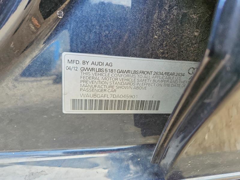Продажа на аукционе авто 2013 Audi S4, vin: WAUBGAFL7DA045901, номер лота: 65685506