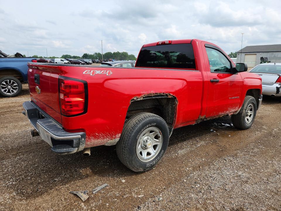 64001586 :رقم المزاد ، 1GCNKPEH7EZ159981 vin ، 2014 Chevrolet Silverado مزاد بيع
