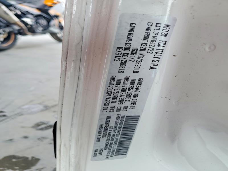 70911216 :رقم المزاد ، ZFBHRFAB0N6Y51086 vin ، 2022 Ram Promaster City مزاد بيع