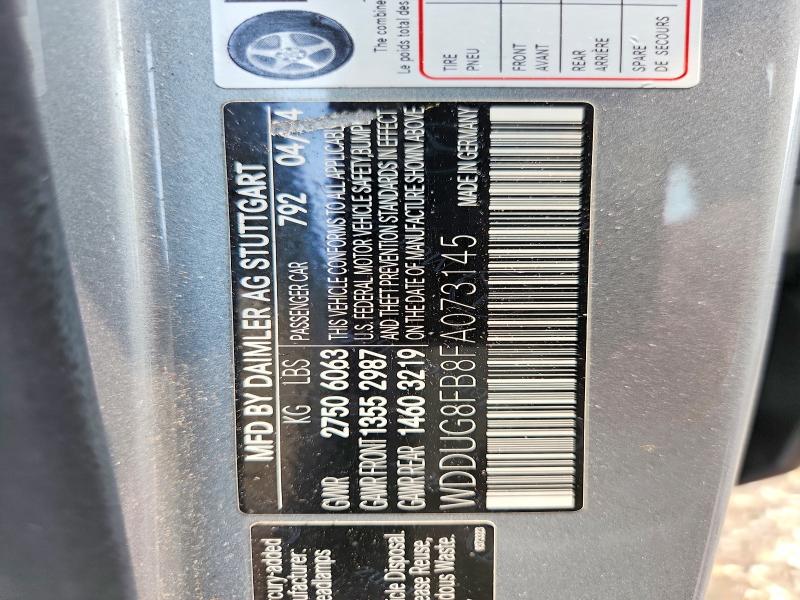 Aukcja sprzedaży 2015 Mercedes-benz S, vin: WDDUG8FB8FA073145, numer aukcji: 64198096