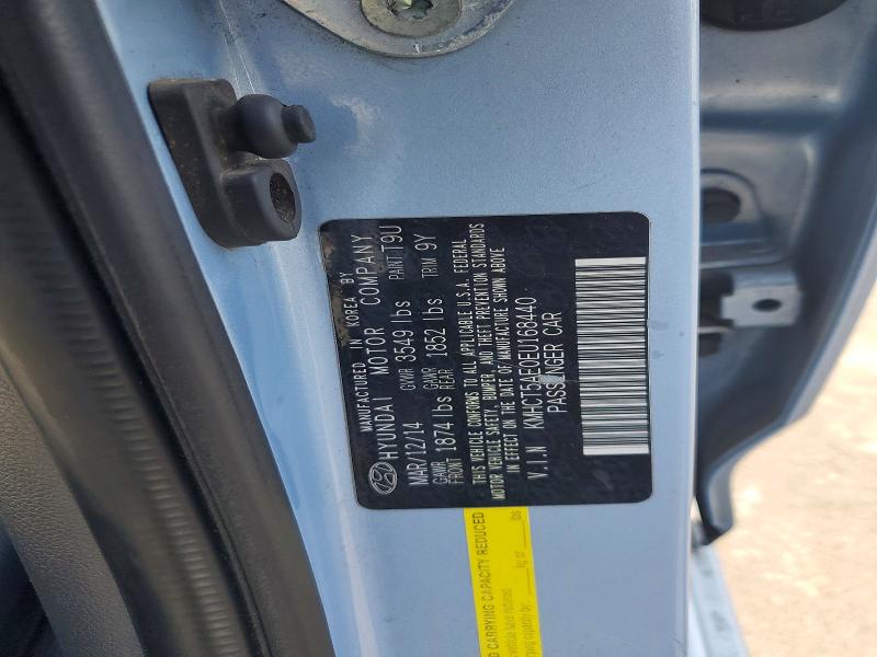 66466726 :رقم المزاد ، KMHCT5AE0EU168440 vin ، 2014 Hyundai Accent مزاد بيع