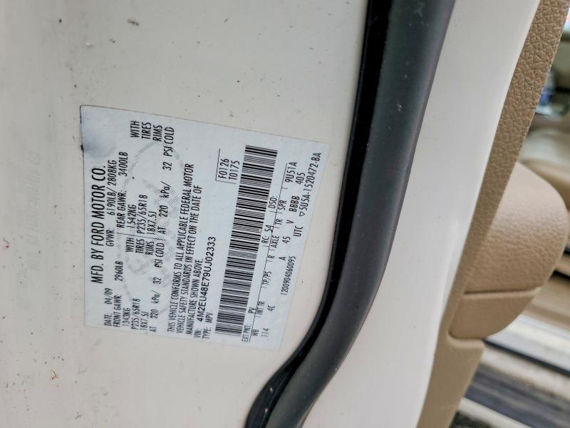 Продаж на аукціоні авто 2009 Mercury Mountaineer, vin: 4M2EU48E79UJ02333, номер лоту: 64746326