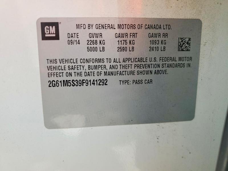 Продаж на аукціоні авто 2015 Cadillac Xts, vin: 2G61M5S39F9141292, номер лоту: 64411626
