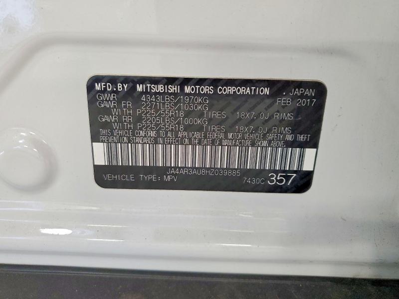 Aukcja sprzedaży 2017 Mitsubishi Outlander Sport, vin: JA4AR3AU8HZ039885, numer aukcji: 65597976