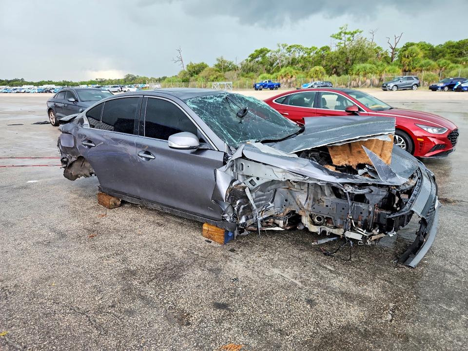 66648116 :رقم المزاد ، JN1BV7AR3EM690233 vin ، 2014 Infiniti Q50 مزاد بيع