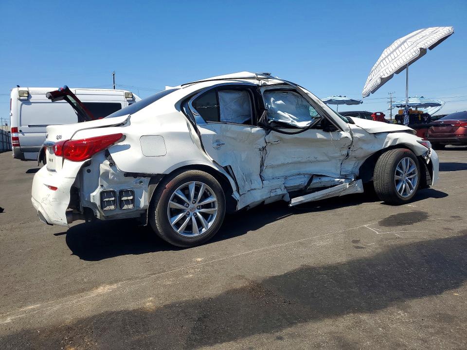 65567966 :رقم المزاد ، JN1BV7AP9FM355297 vin ، 2015 Infiniti Q50 مزاد بيع