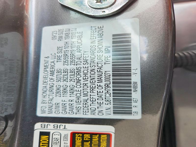 66240636 :رقم المزاد ، 5J8TC2H79RL000271 vin ، 2024 Acura Rdx مزاد بيع