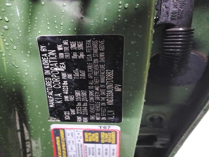 63201176 :رقم المزاد ، KNDJ33AU1N7170882 vin ، 2022 Kia Soul مزاد بيع