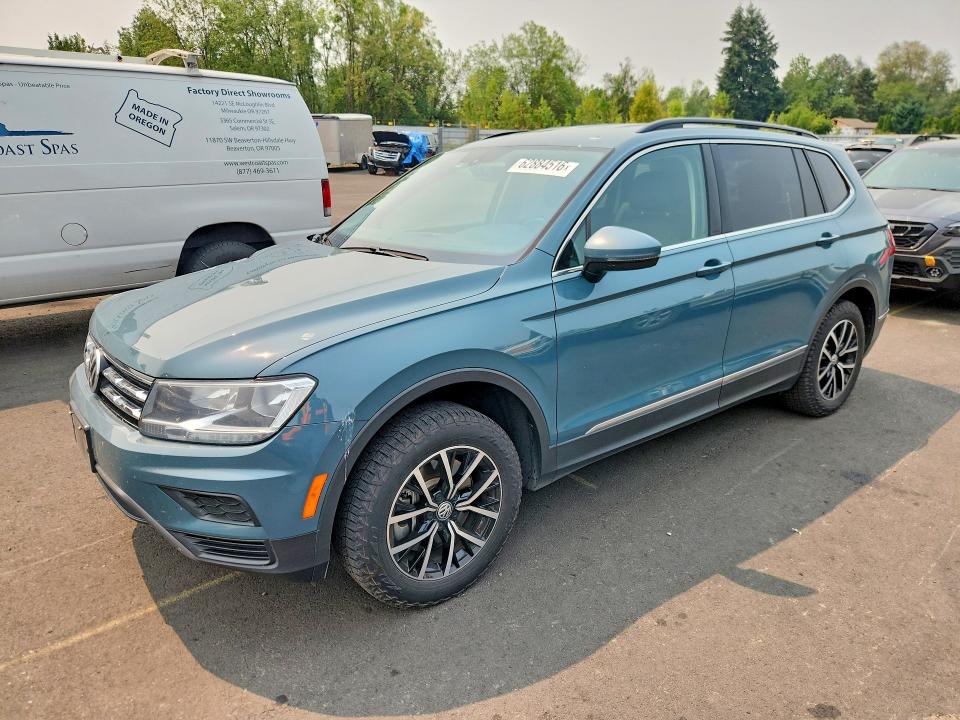 Aukcja sprzedaży 2021 Volkswagen Tiguan, vin: 3VV2B7AX1MM127724, numer aukcji: 62884516