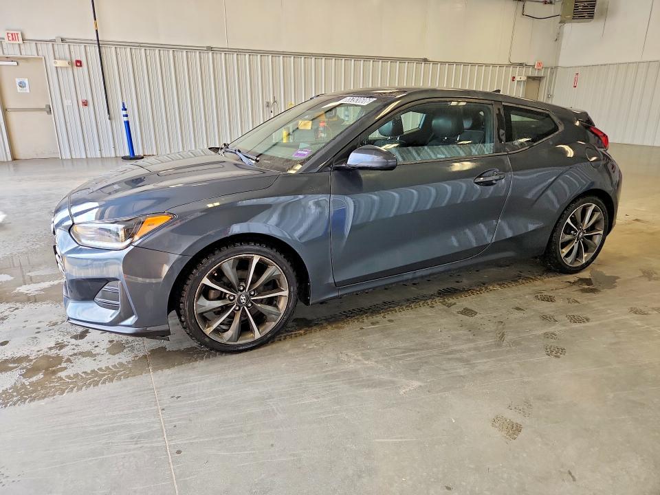 2019 Hyundai Veloster მანქანა იყიდება აუქციონზე, vin: KMHTG6AFXKU002134, აუქციონის ნომერი: 65393606