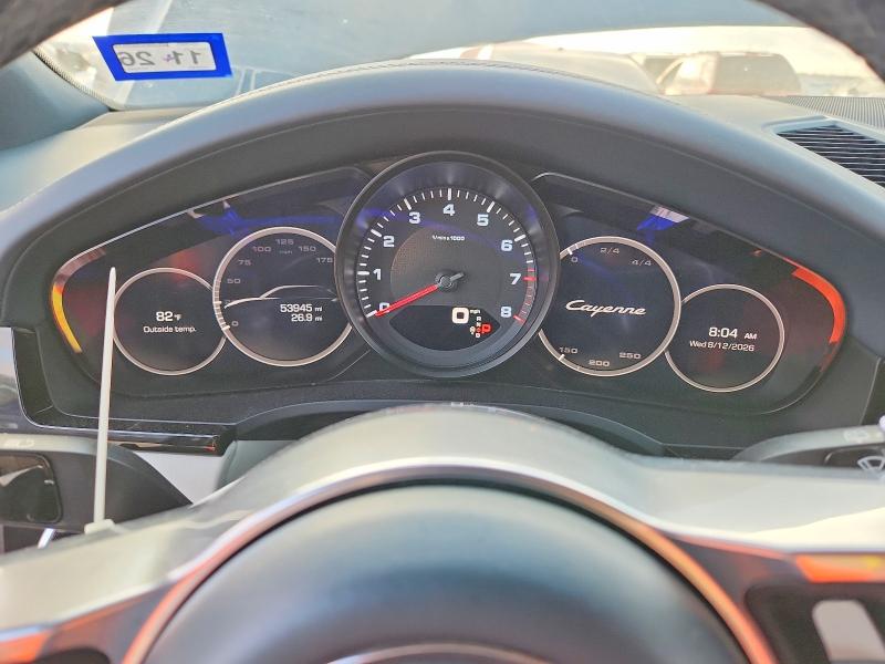 64359596 :رقم المزاد ، WP1AA2AY0KDA09678 vin ، 2019 Porsche Cayenne مزاد بيع