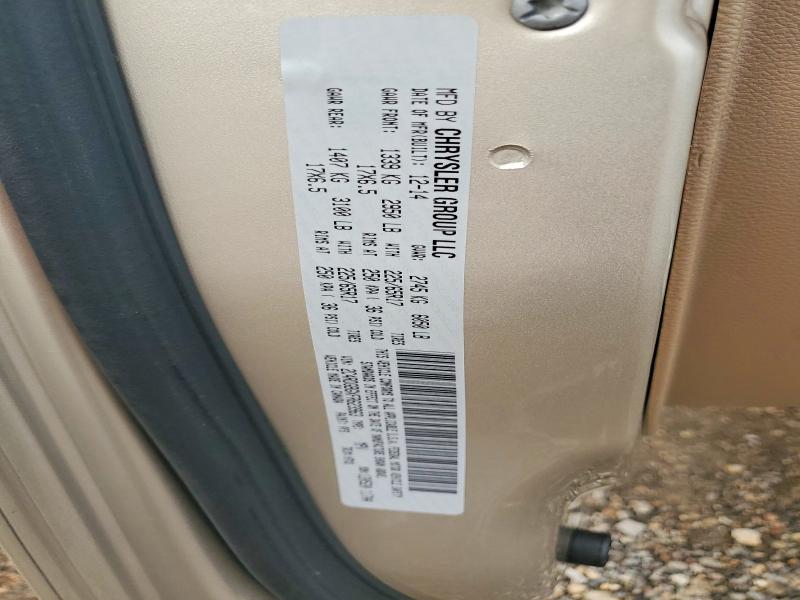 66342216 :رقم المزاد ، 2C4RDGBGXFR623963 vin ، 2015 Dodge Grand Caravan مزاد بيع