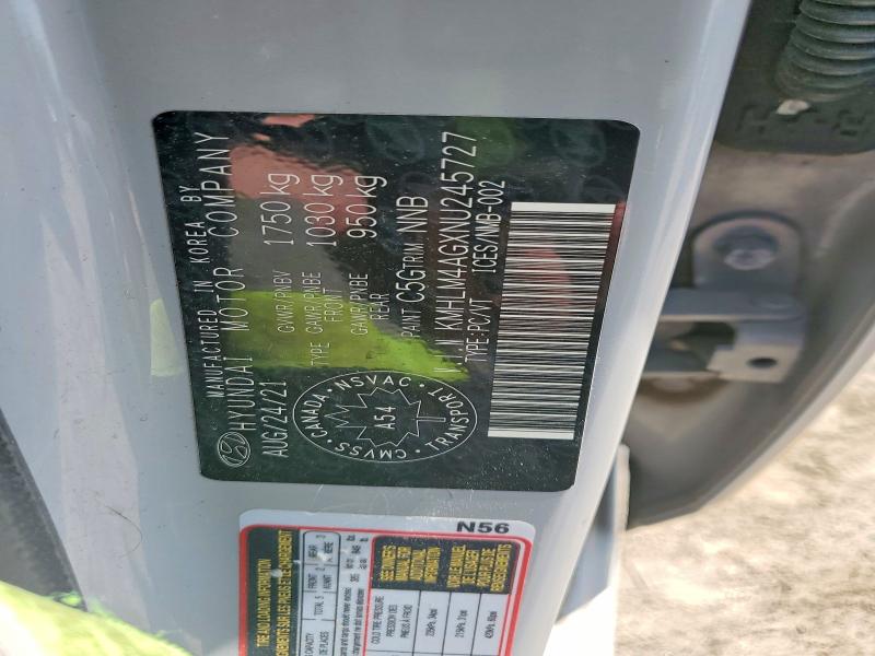 Продаж на аукціоні авто 2022 Hyundai Elantra, vin: KMHLM4AGXNU245727, номер лоту: 64480146