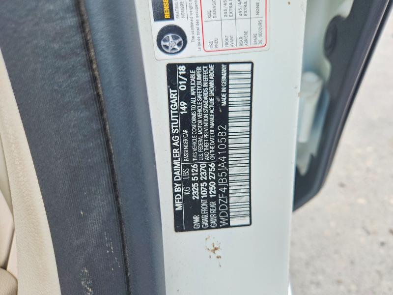 Aukcja sprzedaży 2018 Mercedes-benz E, vin: WDDZF4JB5JA410582, numer aukcji: 64991826
