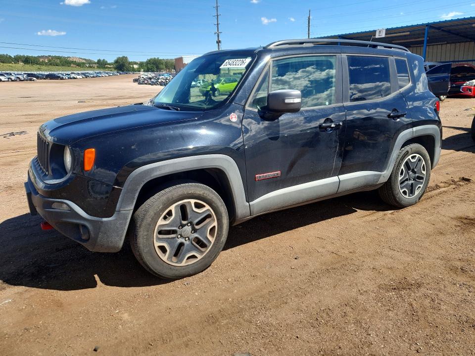 2016 Jeep Renegade მანქანა იყიდება აუქციონზე, vin: ZACCJBCTXGPD54737, აუქციონის ნომერი: 65483226