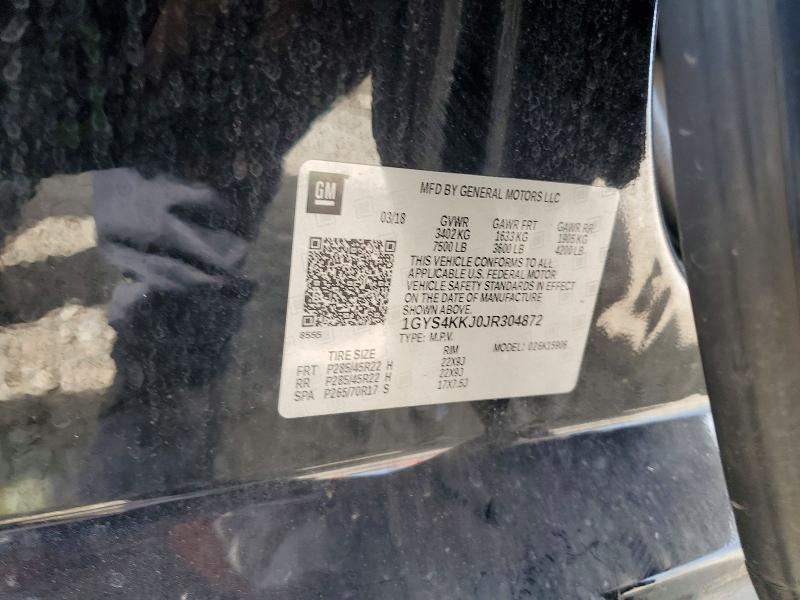 Aukcja sprzedaży 2018 Cadillac Escalade, vin: 1GYS4KKJ0JR304872, numer aukcji: 64619236