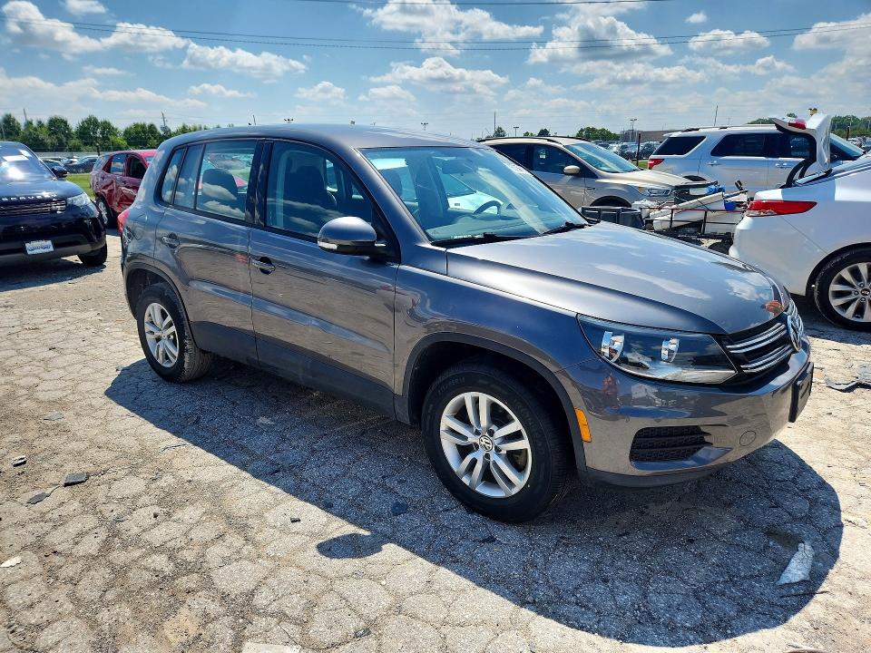 63059786 :رقم المزاد ، WVGBV3AX9EW523251 vin ، 2014 Volkswagen Tiguan مزاد بيع