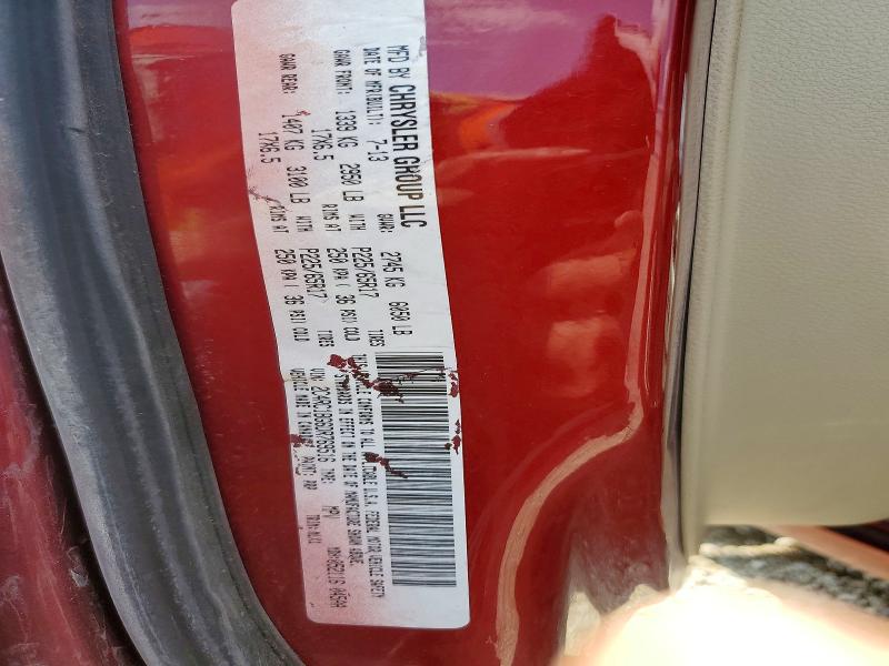 65346786 :رقم المزاد ، 2C4RC1BG6DR769516 vin ، 2013 Chrysler Town & Country مزاد بيع