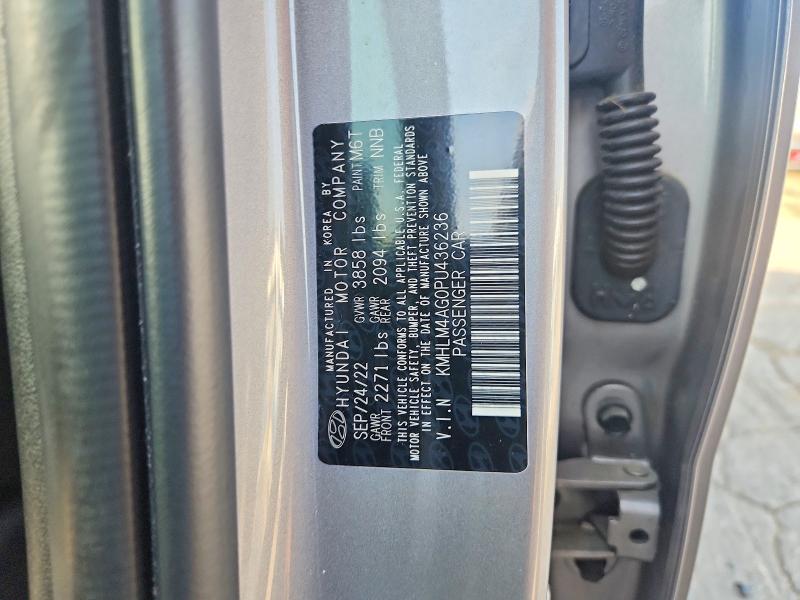63931766 :رقم المزاد ، KMHLM4AG0PU436236 vin ، 2023 Hyundai Elantra مزاد بيع