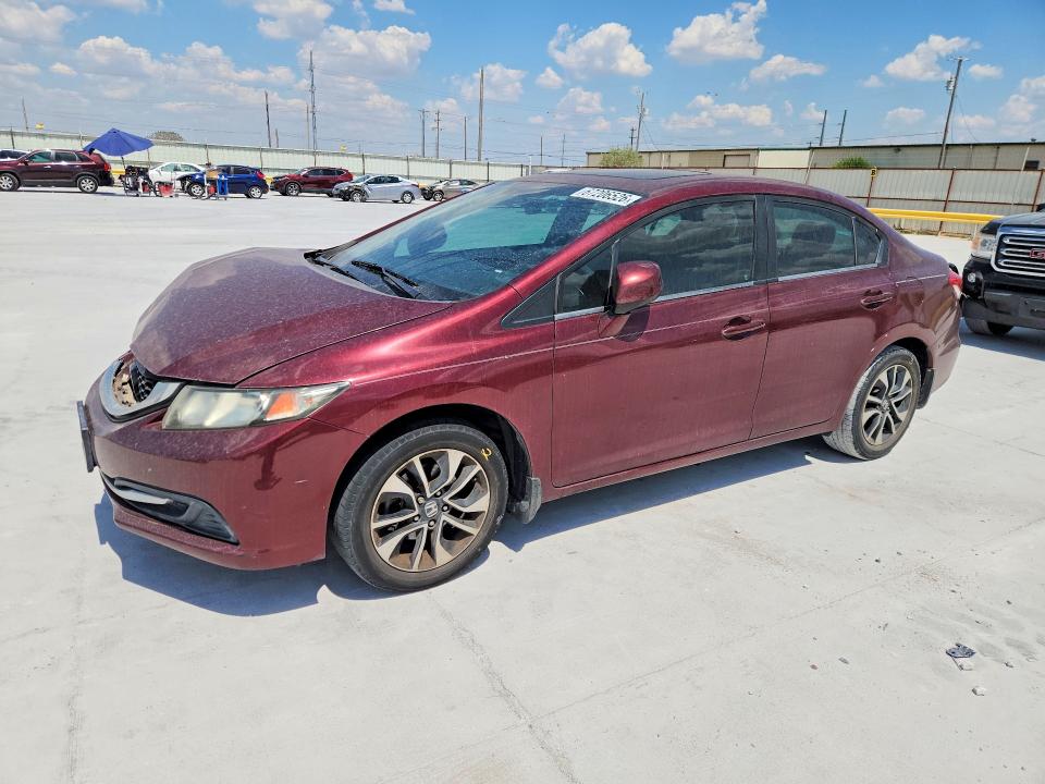 Auction sale of the 2013 Honda Civic, vin: 2HGFB2F86DH541778, lot number: 67206526