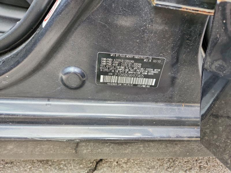 Продажа на аукционе авто 2010 Subaru Impreza, vin: JF1GH6B69AH820405, номер лота: 65319136