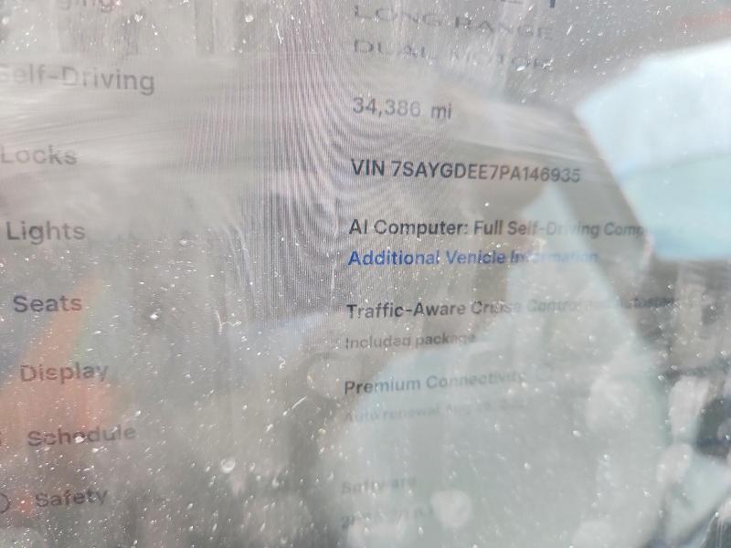 Aukcja sprzedaży 2023 Tesla Model Y, vin: 7SAYGDEE7PA146935, numer aukcji: 66531986
