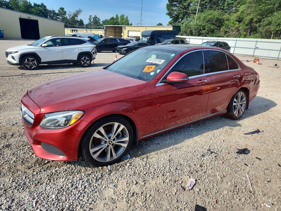 2018 Mercedes-benz C მანქანა იყიდება აუქციონზე, vin: WDDWF4JB0JR403768, აუქციონის ნომერი: 61721276
