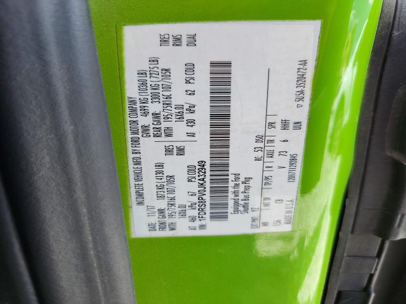 Продажа на аукционе авто 2018 Ford Transit, vin: 1FDRS8PV0JKA32949, номер лота: 63526206